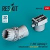 RESKIT RSU48-0456 F-35B Lightning II exhaust nozzle (Short takeoff) for Italeri kit (3D printed) 1/48
